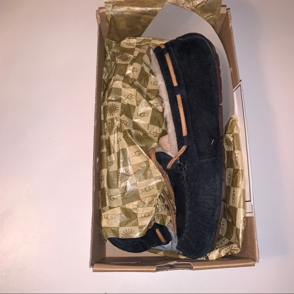 Ugg Black Dakota Slippers Moccasins